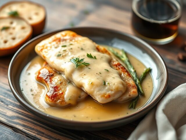 Baars met bokbiersaus