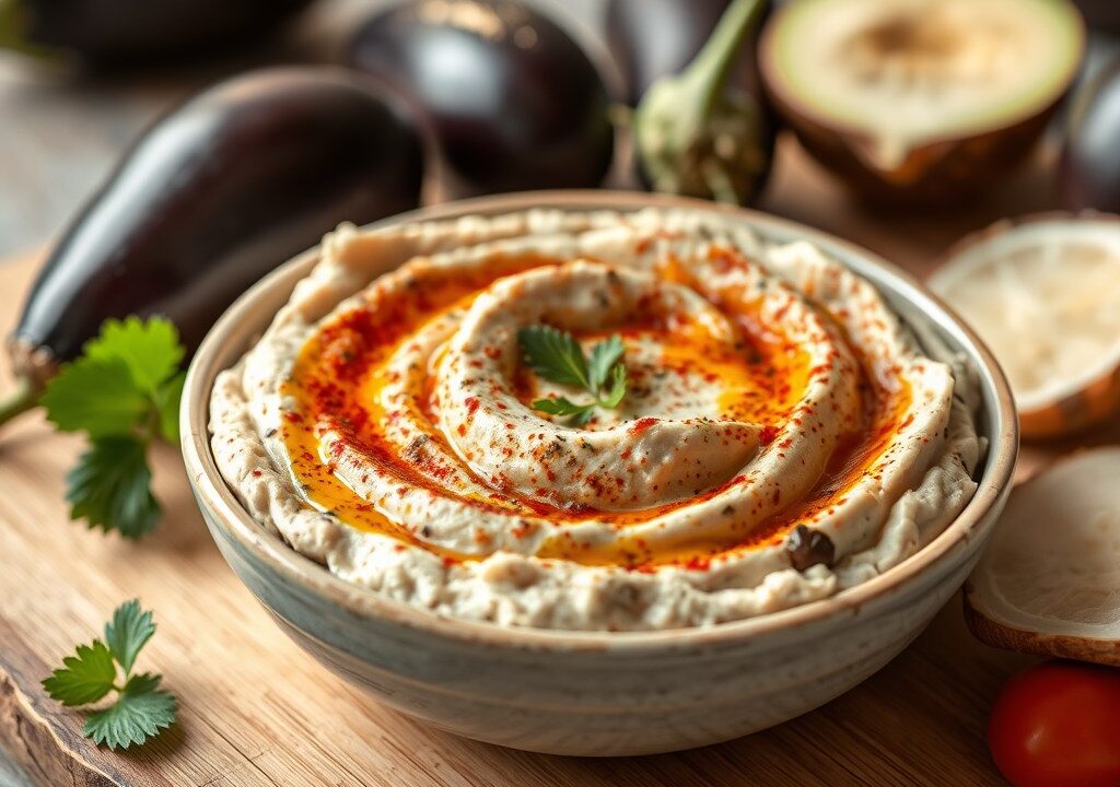 Baba Ghanoush van Assy, AI-gegenereerde illustratie