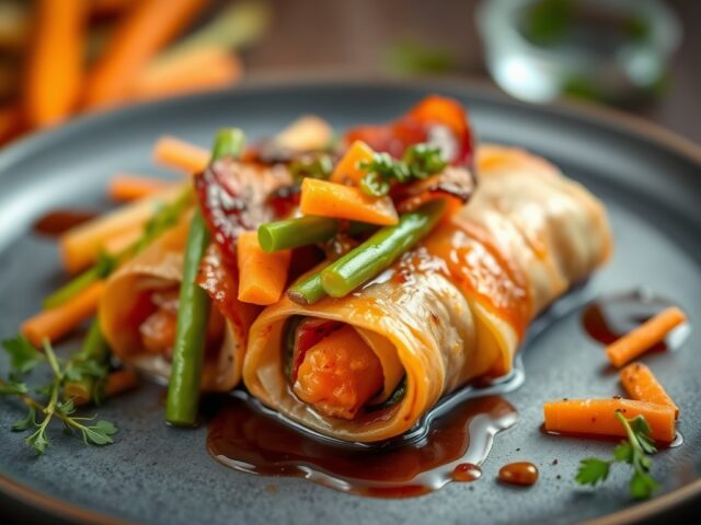 Bacon Groenten Rolletje