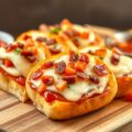 Bacon pizzabroodjes