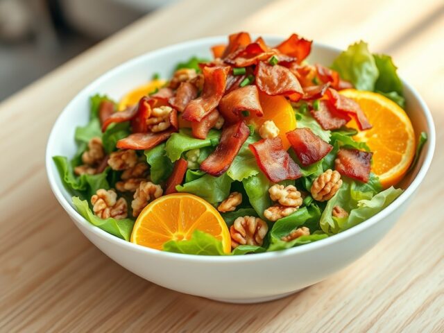 Bacon walnotensalade