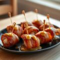 Baconrolletjes met zoete kip