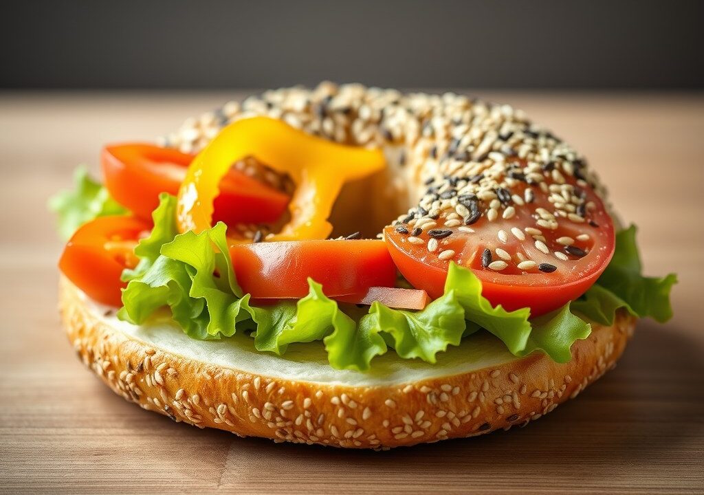 Bagel op z’n Grieks, AI-gegenereerde illustratie