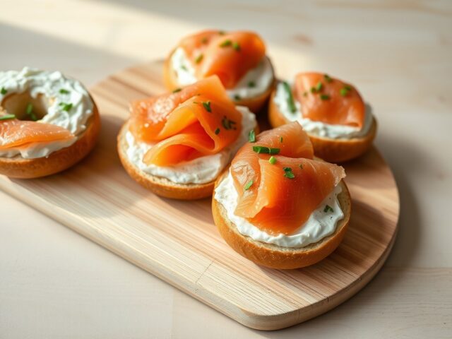 bagels met zalm