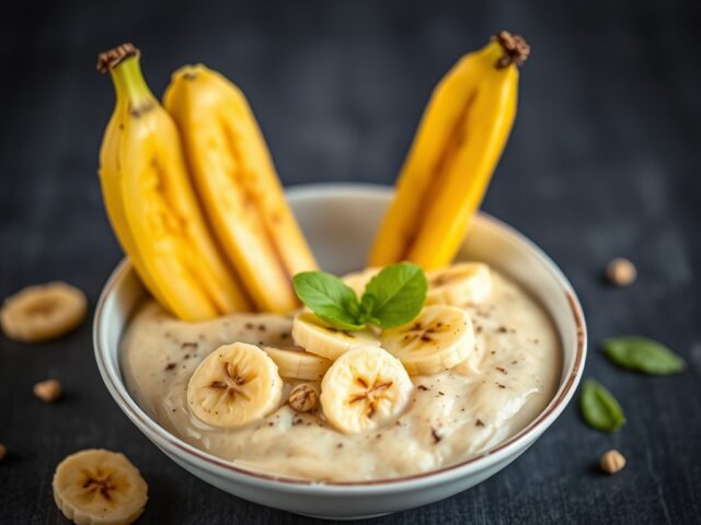 Bakbananen op z’n Curaçaos (banana hasá) — AI-gegenereerde illustratie