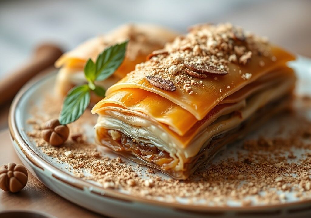 Baklava, AI-gegenereerde illustratie