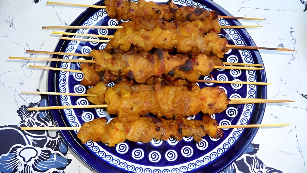 Balinese varkenssaté