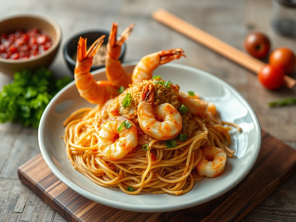 Bami Goreng I, AI-gegenereerde illustratie