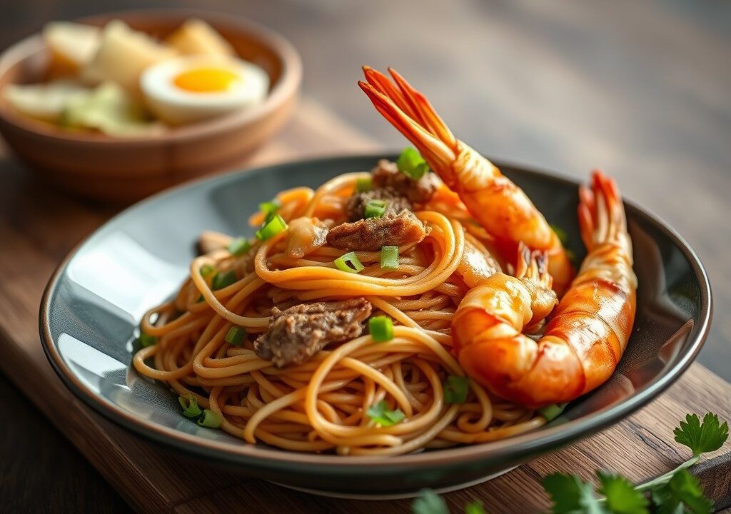 Bami Goreng II, AI-gegenereerde illustratie