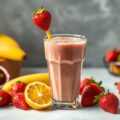 Banaan Aardbeien Smoothie