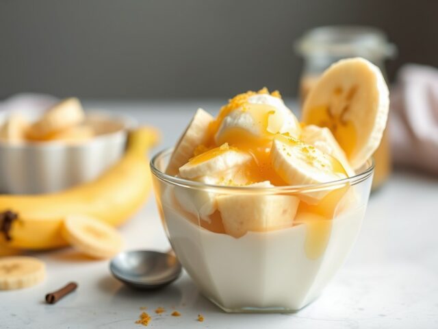 Banaan-ananassorbet