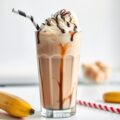 Banaan-chocolade milkshake