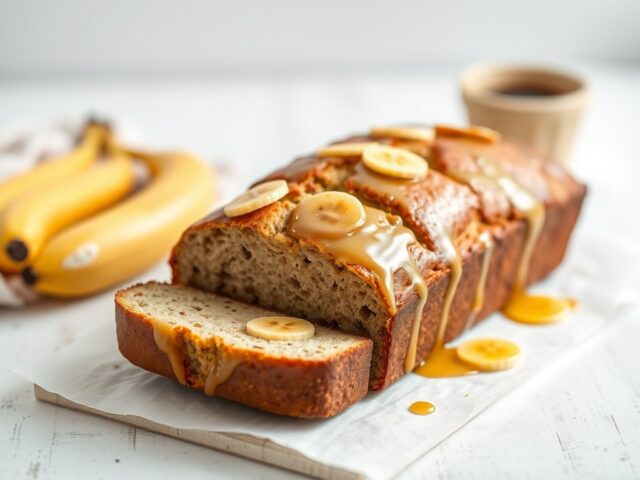 Banaan-dadel brood — AI-gegenereerde illustratie