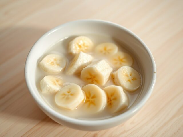Banaan in Kokosmelk