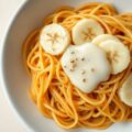 Bananen met karamelvermicelli