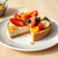 Bananen-soja-yoghurt-taart, lekker fris en fruitig