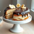 Bananentaart met chocolade