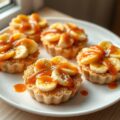Bananentaartjes met karamel