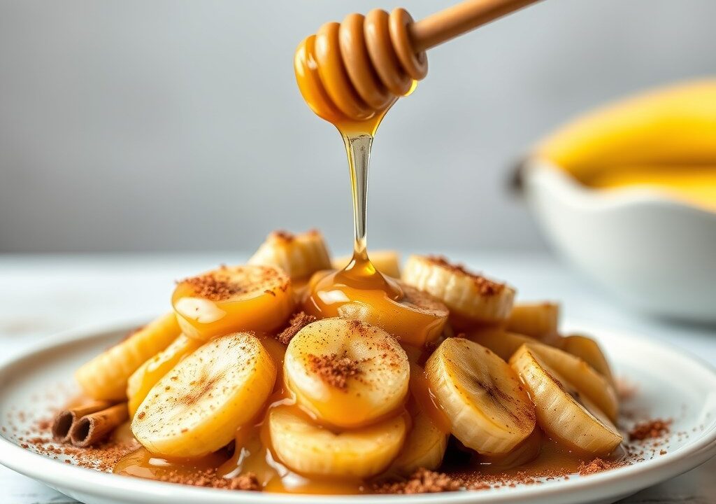 Bananentoffees — AI-gegenereerde illustratie