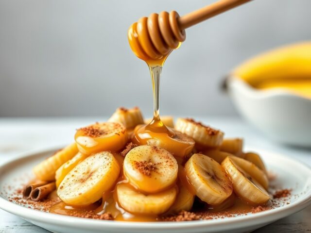 Bananentoffees — AI-gegenereerde illustratie