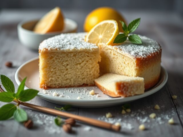 Basis Cake — AI-gegenereerde illustratie