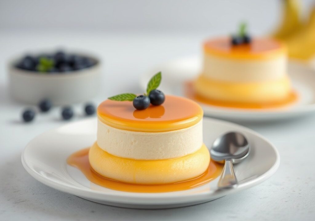 Bavarois a l’orange, AI-gegenereerde illustratie
