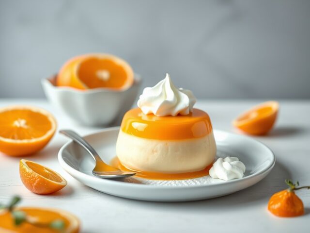 Bavarois orange
