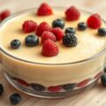 Bavarois van fijne vruchten en advocaat