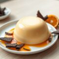 Bavarois van mandarijnenlikeur met krokante chocol