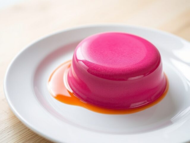 Bavarois van rode biet