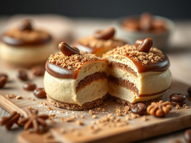 Bavarois van speculaas met koffie en rum