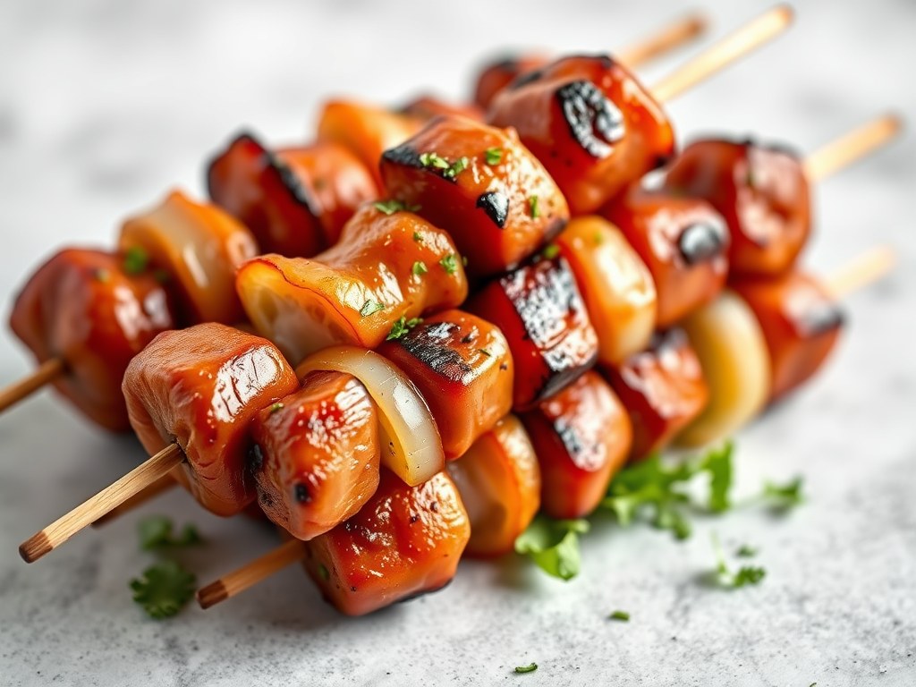 Bbq spiesjes voor kinderen???, AI-gegenereerde illustratie