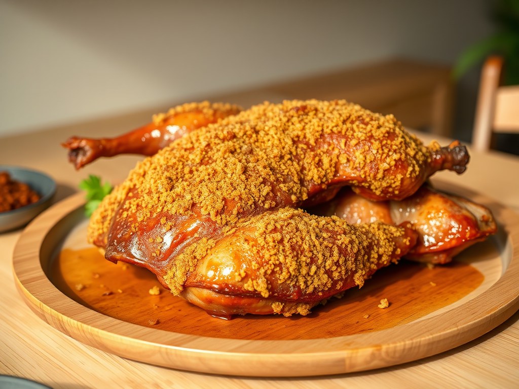 Bebek pangang, AI-gegenereerde illustratie