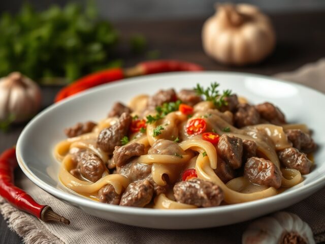 Beef Stroganoff