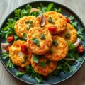 Beignet van scampi en parmaham