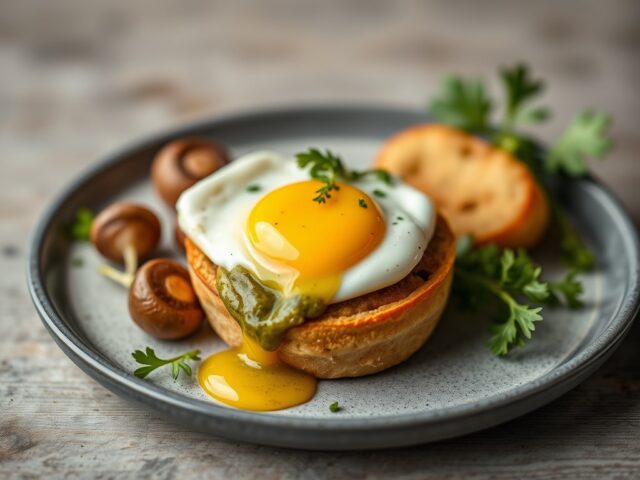 Beschuitbollen gevuld met ei