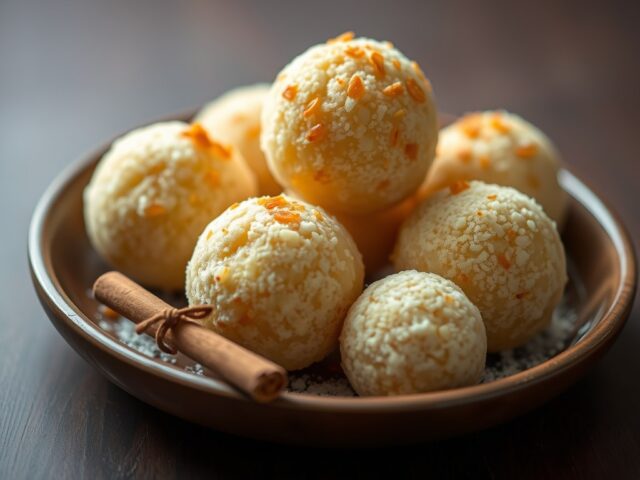 Bessan Laddu — AI-gegenereerde illustratie