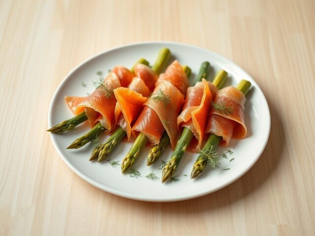 Bettine met zalm en rauwe ham