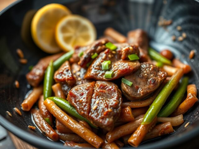 Biefstuk met Boontjes