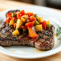 Biefstuk met Provençaalse groentesaus