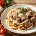 Biefstuk Stroganoff