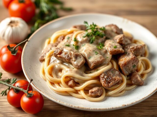 Biefstuk Stroganoff