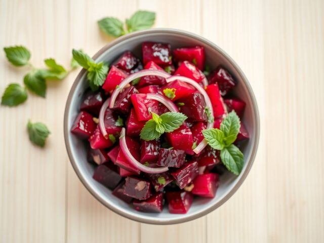 Bieten Salade uit Tunesie