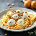 Bimi met citroenmozzarella