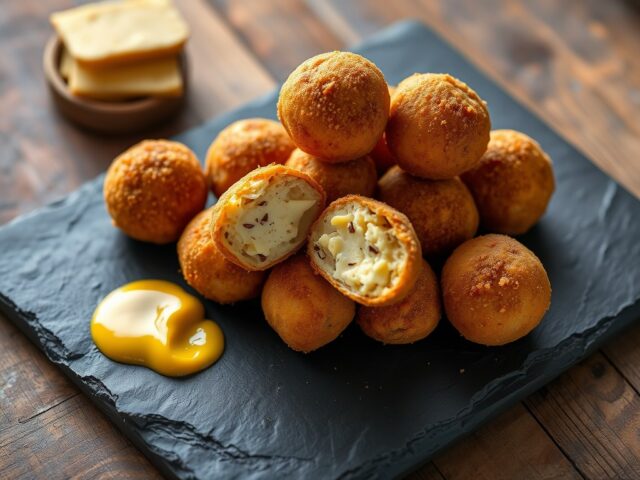 Bitterballen van Friese nagelkaas