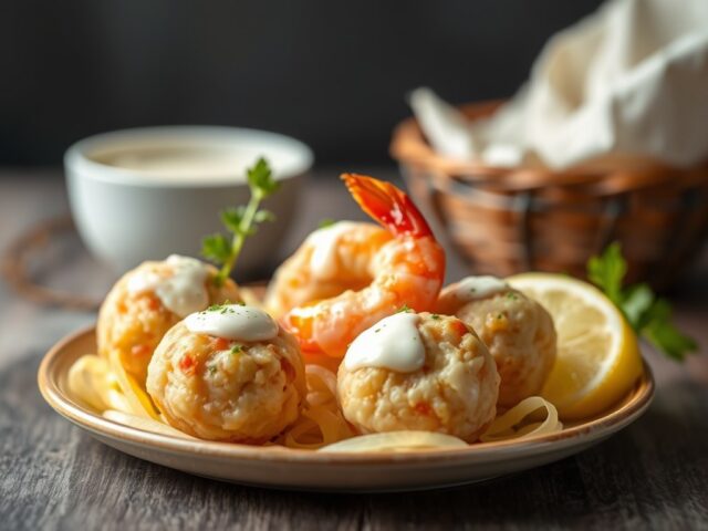 Bitterballen van garnalen