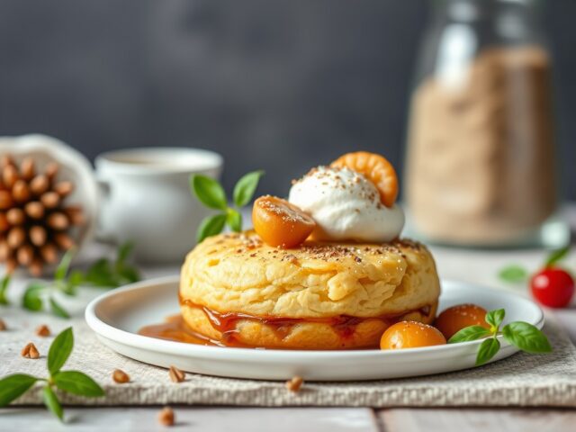 Bitterkoekjespudding met boerenmeisjes