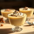 Bitterkoekjesvla of pudding