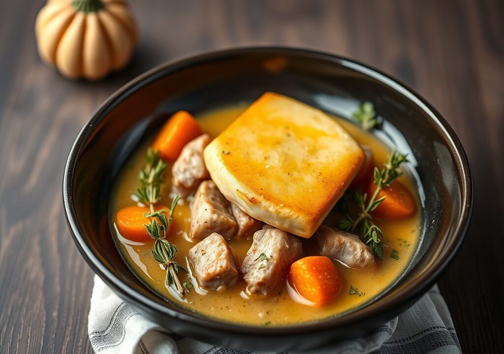 Blanquette de veau, AI-gegenereerde illustratie