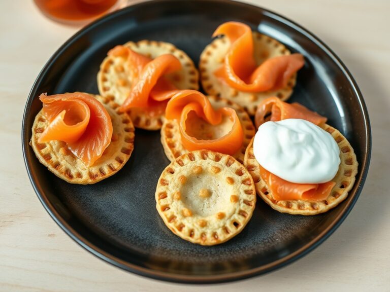 Blini’s met gerookte zalm